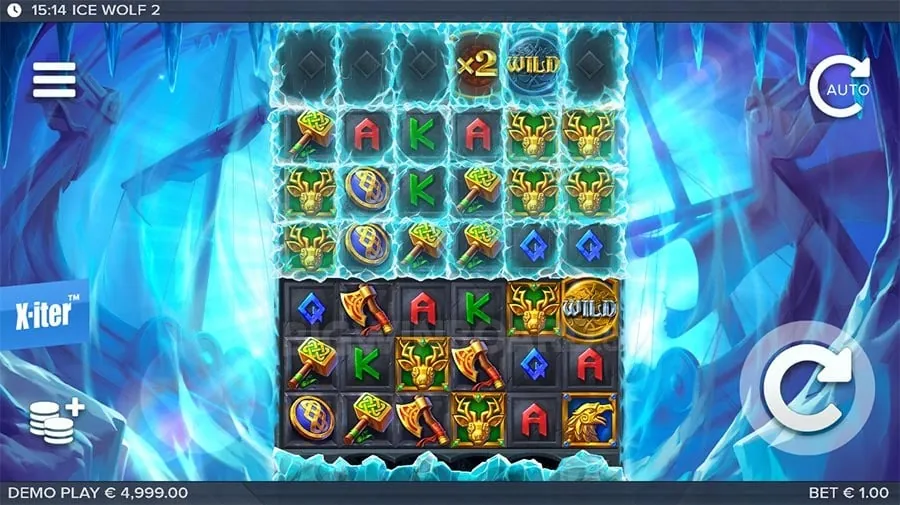 Image of new slot machine games with bright lights